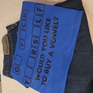 NWOT Go fk yourself would you like to buy a vowel?